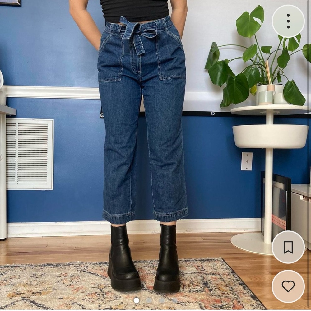 St. John's Bay Dark Blue Cropped Jeans